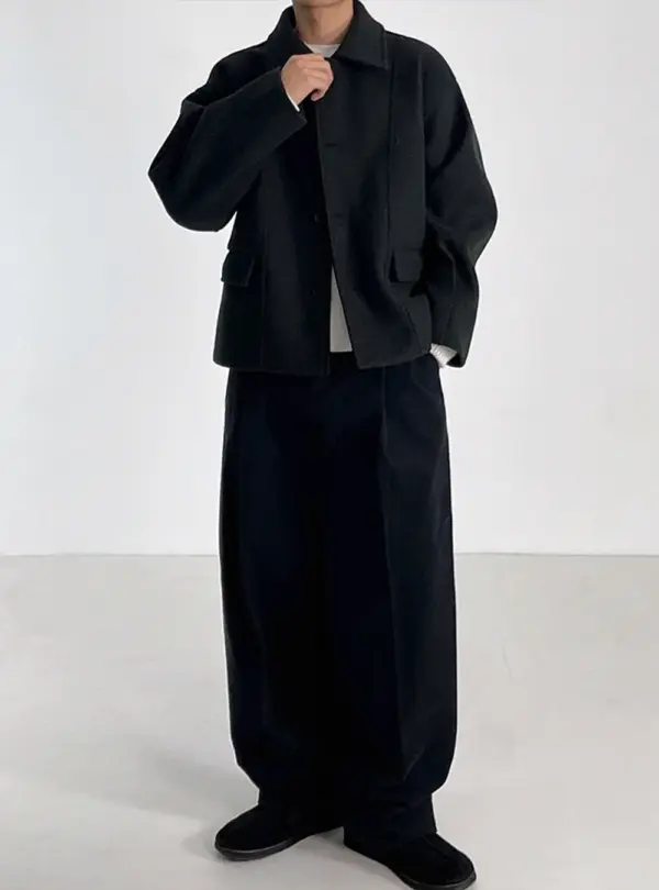 BC467 - 01 日系慵懶褲|回家就想換上的舒服長褲