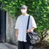 BC358 - 04 重磅硬挺短袖襯衫|不燙也挺