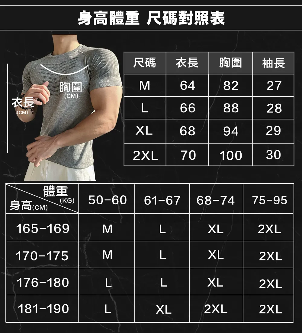 酷涼鯊魚紋塑形衫|穿上身材加分(圖 6)