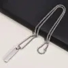 BC346-1 - 07 質感方塊項鍊|穿搭加分神器