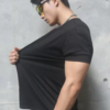 零束縛挺闊修身素T | 素T也能穿出爆肌感