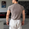 涼感羅紋男短T|35度穿也涼 涼感羅紋男短T|35度穿也涼