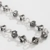 復古金屬權杖褲鍊 8 銀色金屬權杖褲鍊細節白色背景