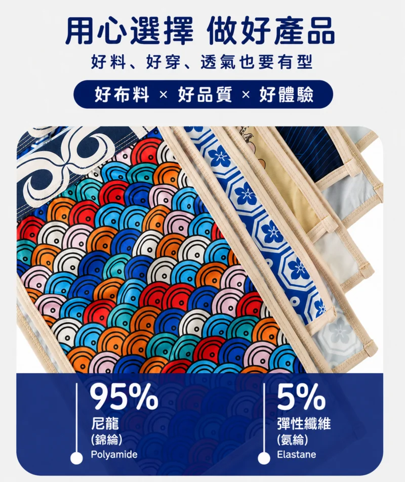 日系祭典褌褲｜六款浮世繪印花